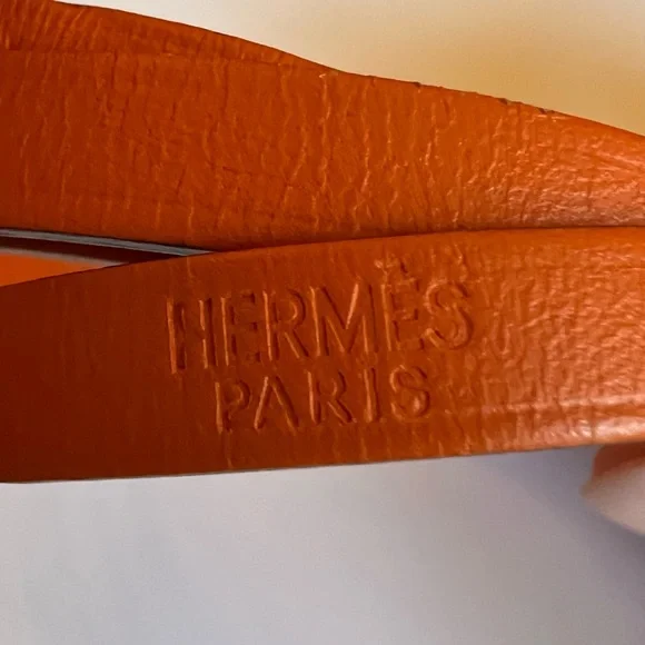 Hermes chamonix hapi 3mm Leather Bracelet - Picture 7 of 7